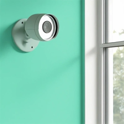 Asheville vivint camera facing a window